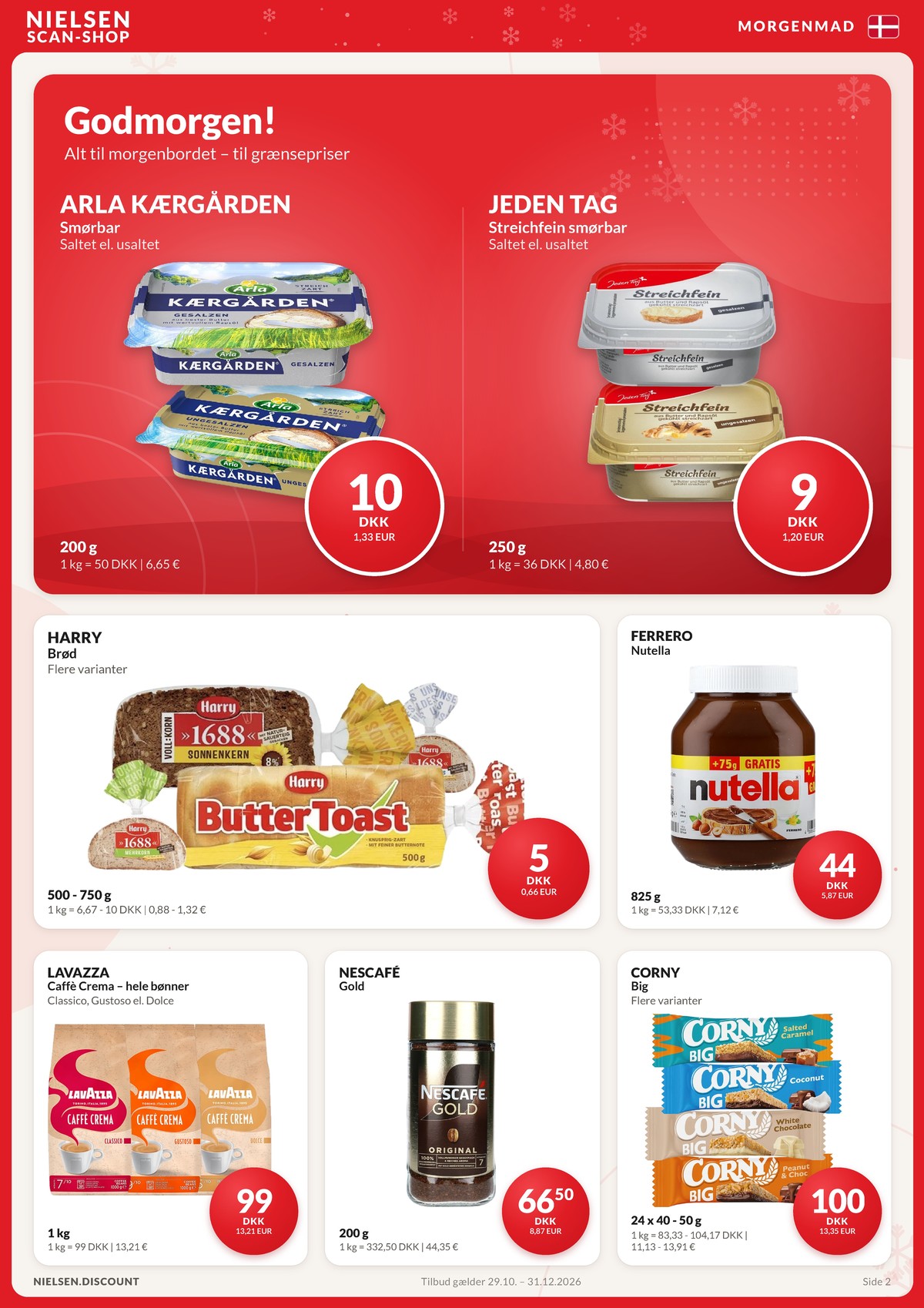 Se Nielsen Discount reklamblad för vecka 49 på Kampanjveckan.se. Se bra erbjudanden på många varor. Läs reklambladet här! Sida 2