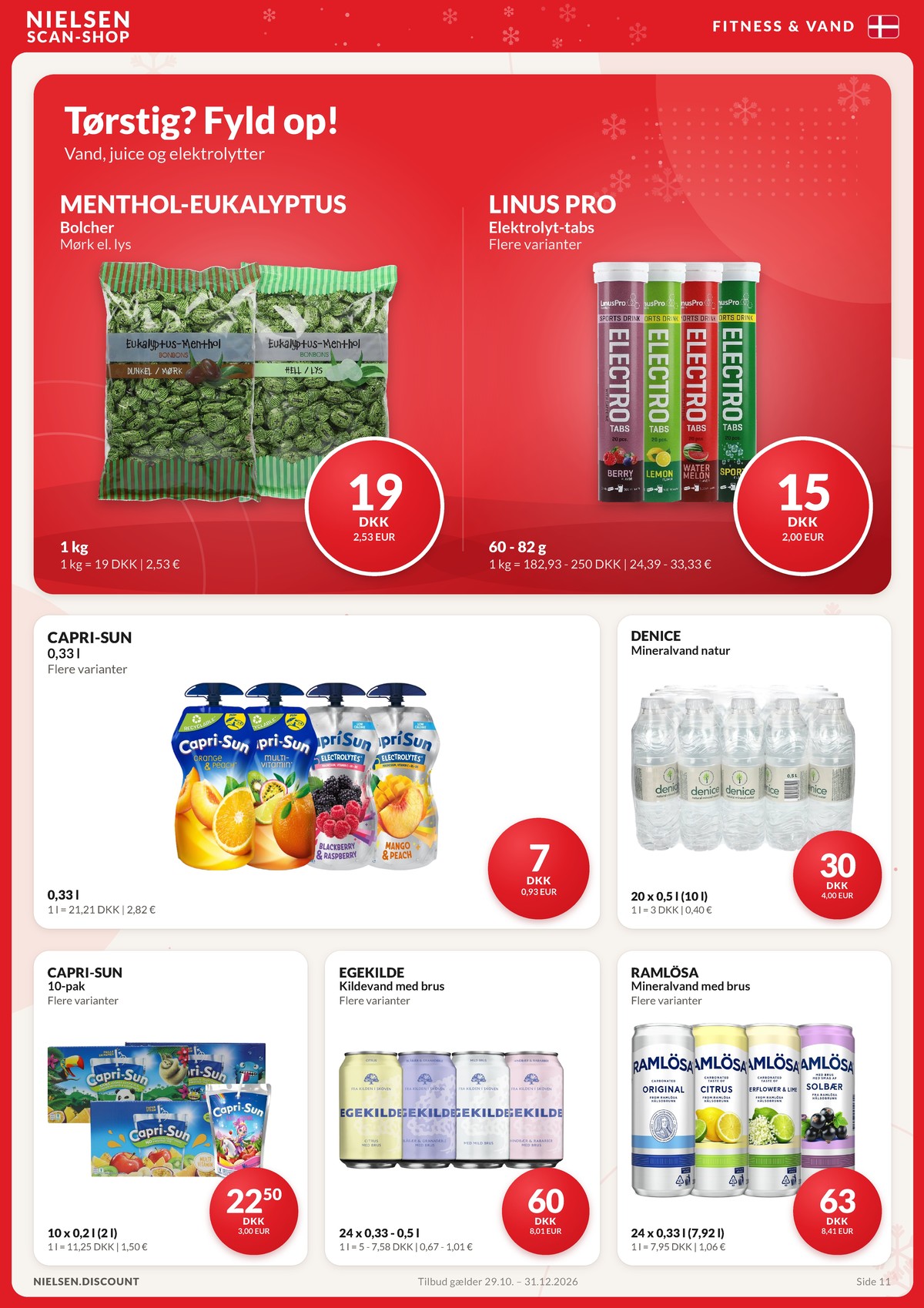 Se Nielsen Discount reklamblad för vecka 49 på Kampanjveckan.se. Se bra erbjudanden på många varor. Läs reklambladet här! Sida 11