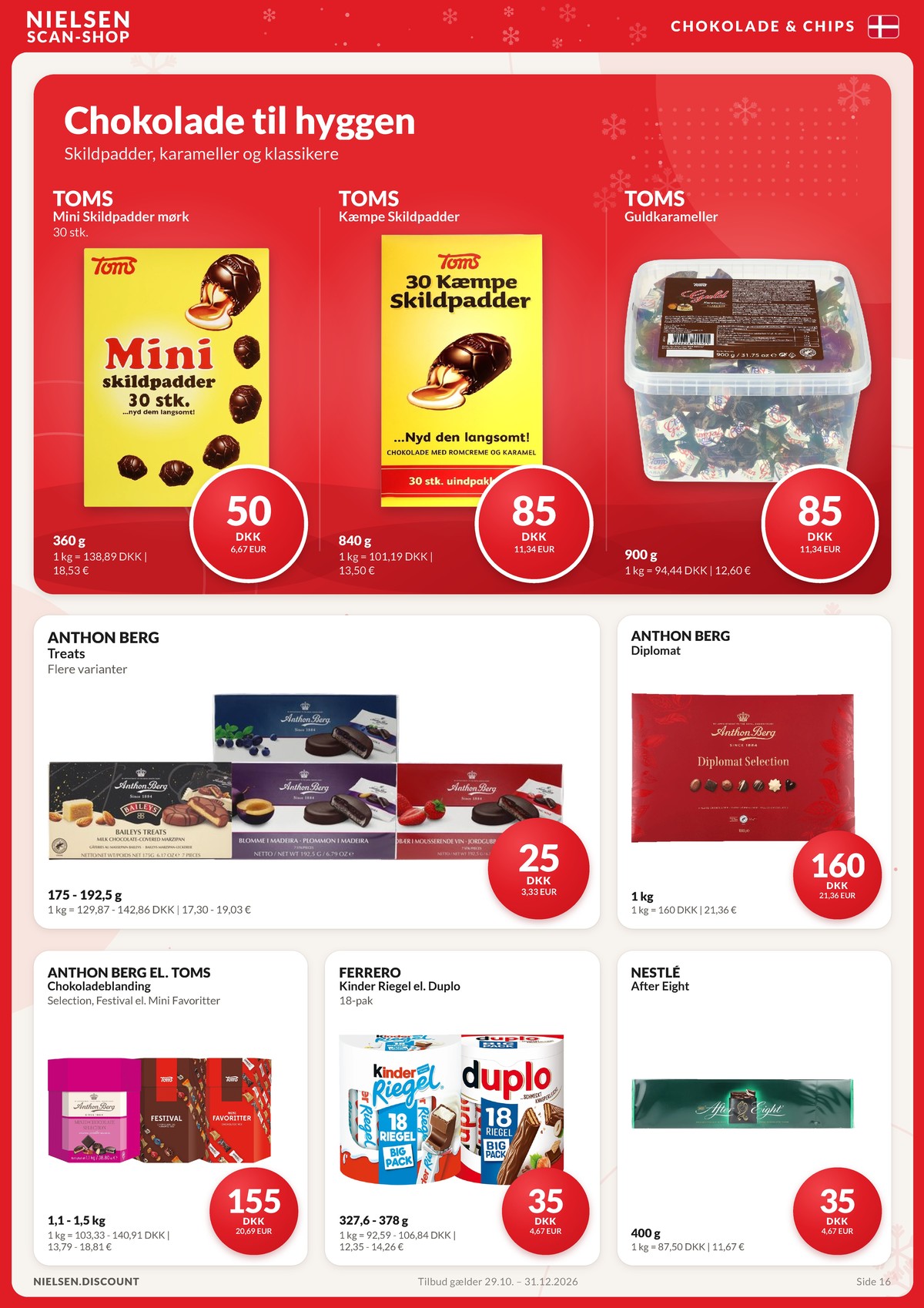 Se Nielsen Discount reklamblad för vecka 49 på Kampanjveckan.se. Se bra erbjudanden på många varor. Läs reklambladet här! Sida 16