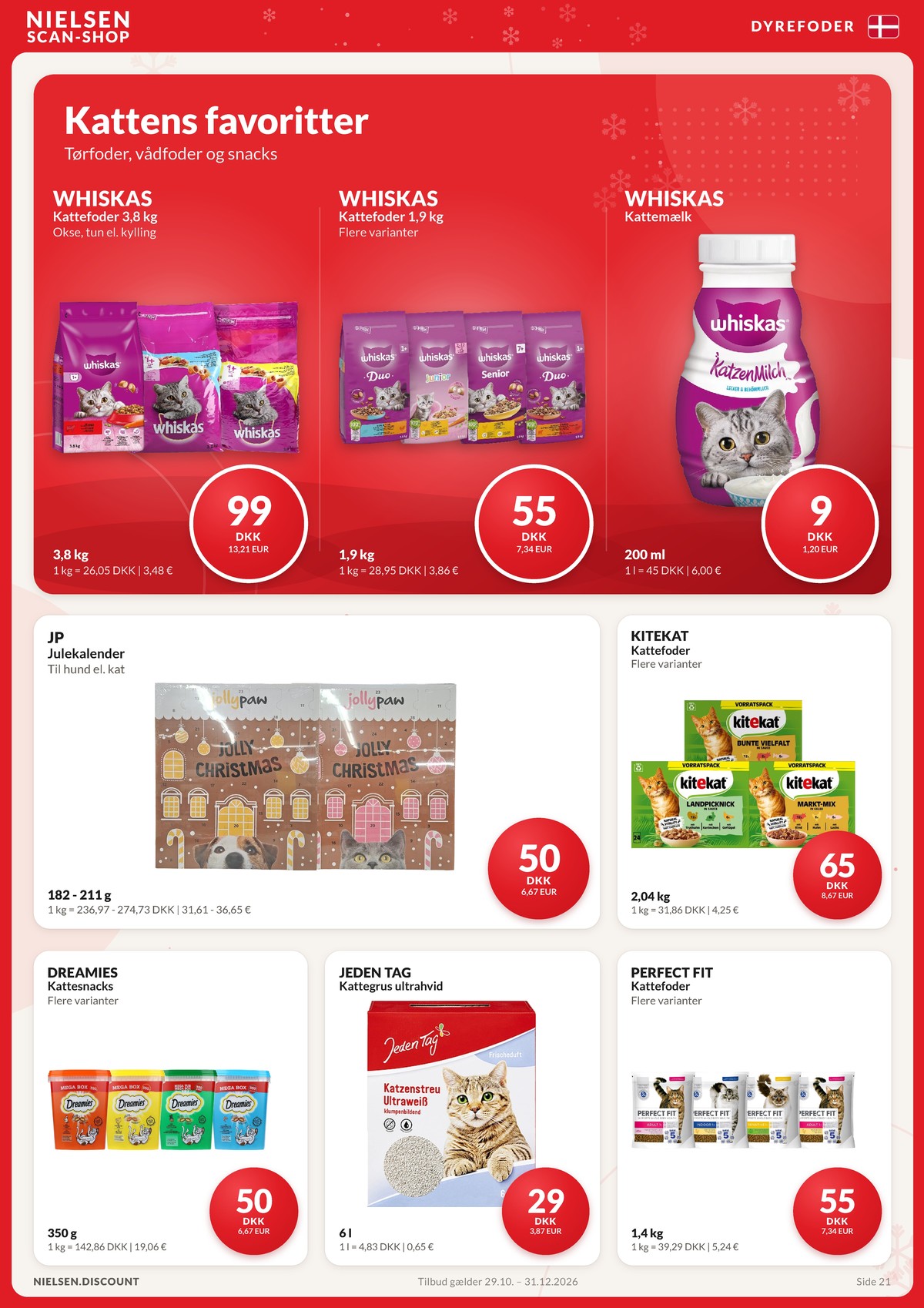 Se Nielsen Discount reklamblad för vecka 49 på Kampanjveckan.se. Se bra erbjudanden på många varor. Läs reklambladet här! Sida 21