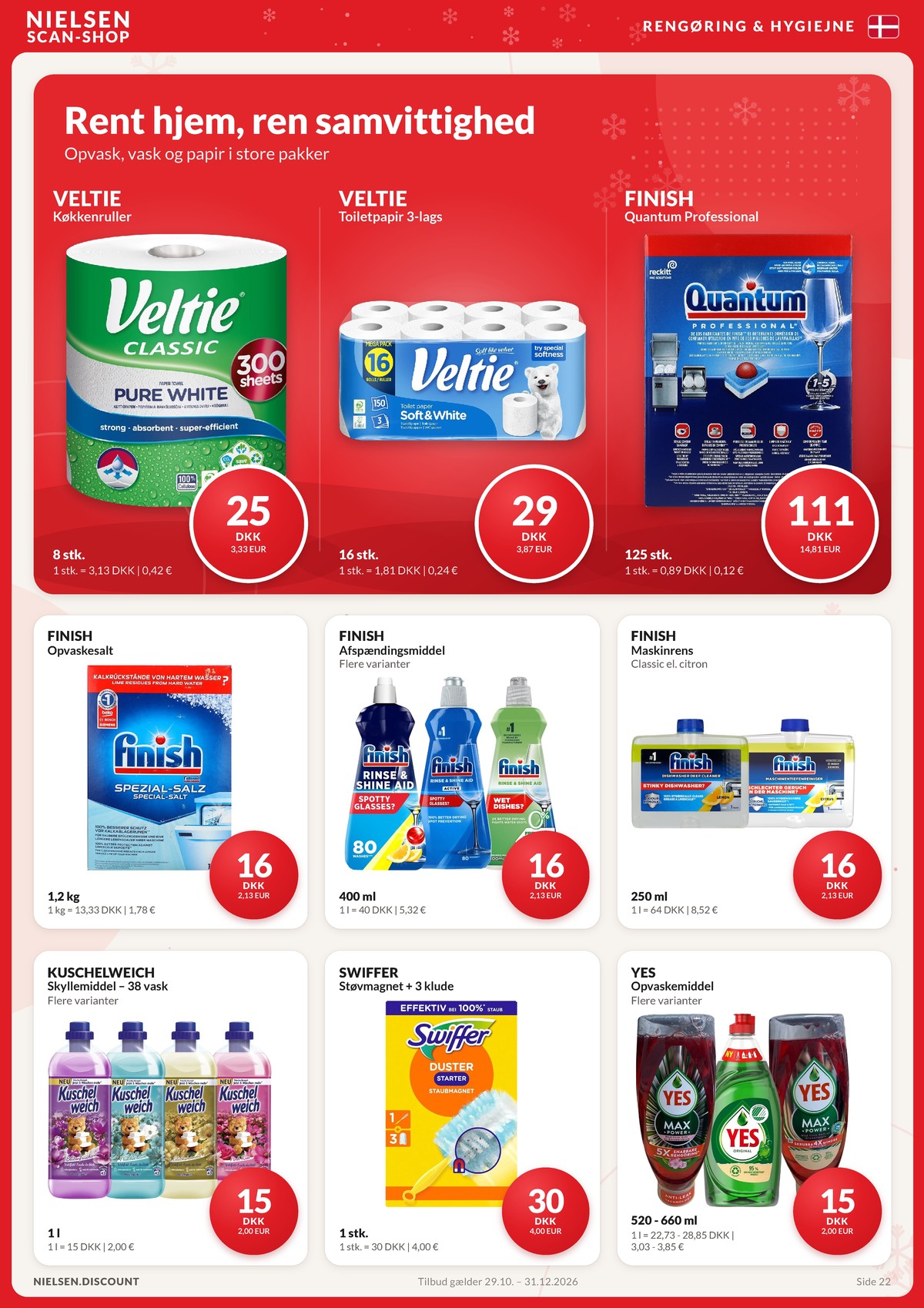 Se Nielsen Discount reklamblad för vecka 49 på Kampanjveckan.se. Se bra erbjudanden på många varor. Läs reklambladet här! Sida 22
