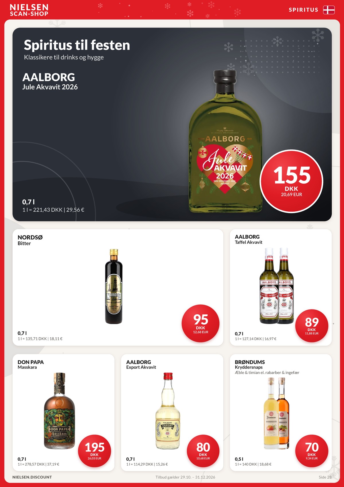 Se Nielsen Discount reklamblad för vecka 49 på Kampanjveckan.se. Se bra erbjudanden på många varor. Läs reklambladet här! Sida 28