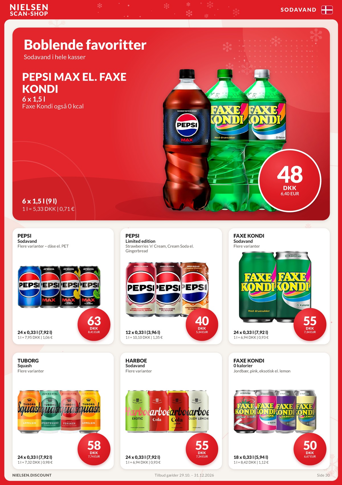 Se Nielsen Discount reklamblad för vecka 49 på Kampanjveckan.se. Se bra erbjudanden på många varor. Läs reklambladet här! Sida 30