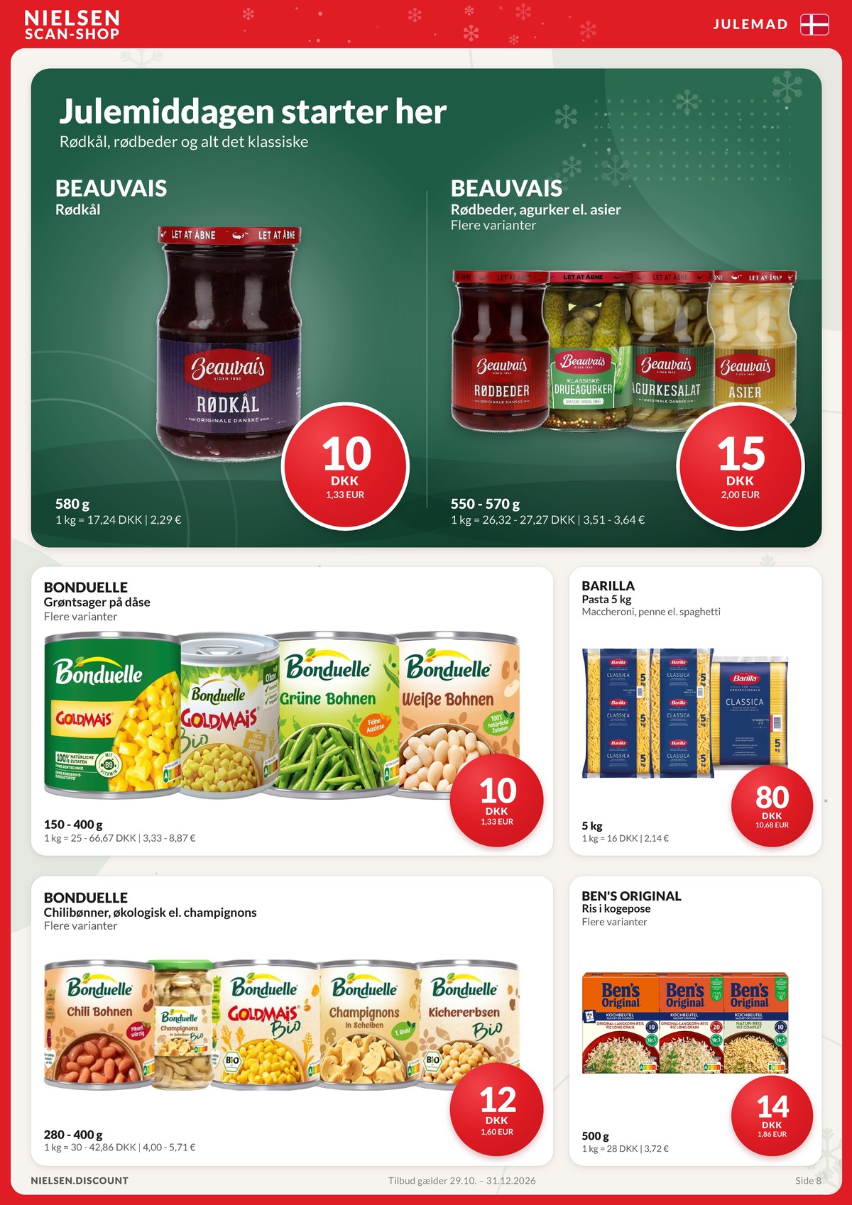 Se Nielsen Discount reklamblad för vecka 49 på Kampanjveckan.se. Se bra erbjudanden på många varor. Läs reklambladet här! Sida 8