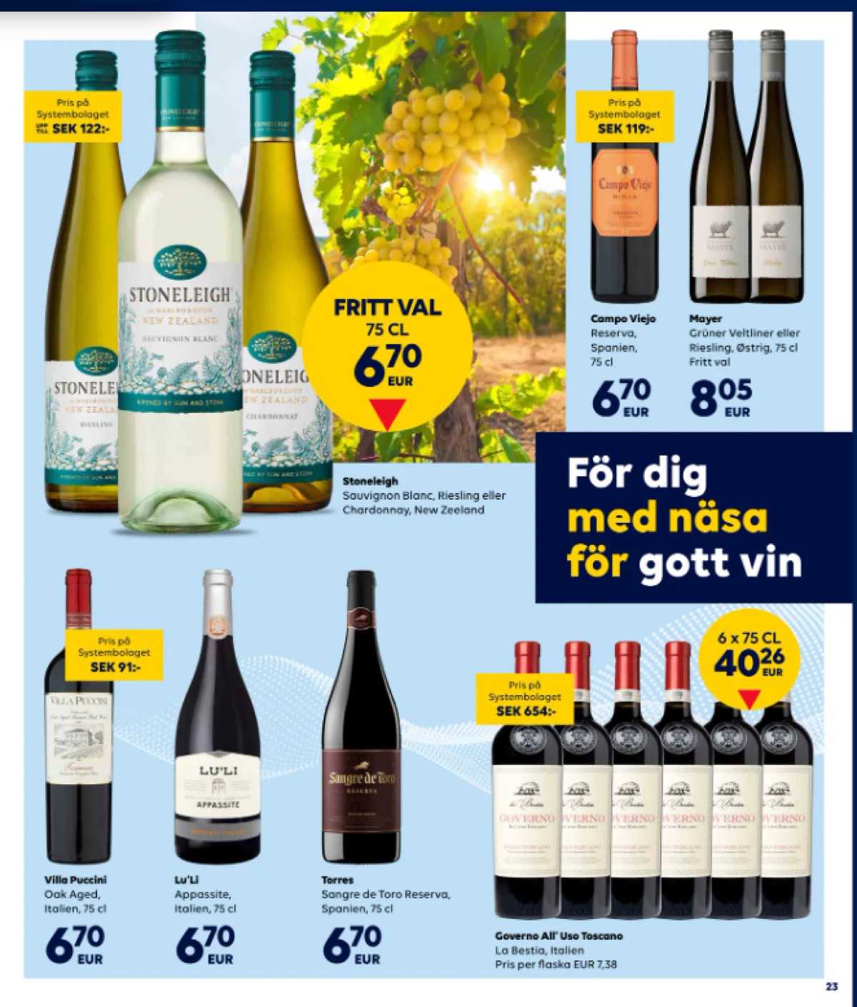 Se Scandlines Border Shop reklamblad för vecka 5 på Kampanjveckan.se. Se bra erbjudanden på många varor. Läs reklambladet här! Sida 23