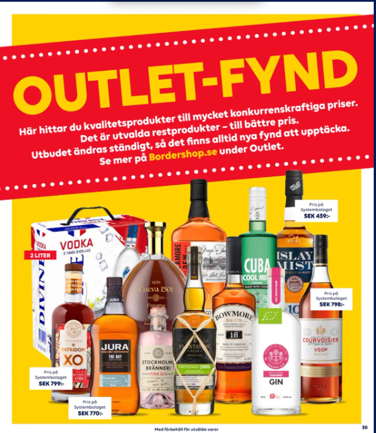 Se Scandlines Border Shop reklamblad för vecka 5 på Kampanjveckan.se. Se bra erbjudanden på många varor. Läs reklambladet här! Sida 30