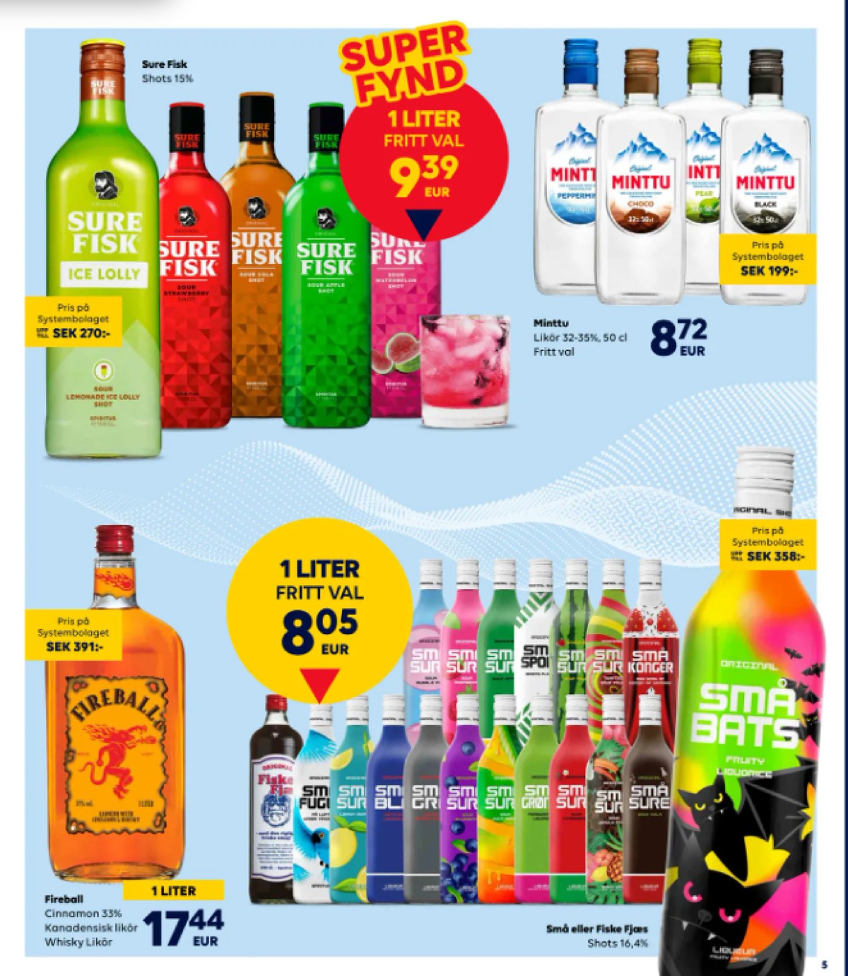 Se Scandlines Border Shop reklamblad för vecka 5 på Kampanjveckan.se. Se bra erbjudanden på många varor, t.ex. shots sour apple eller shots sour strawberry. Läs reklambladet här! Sida 5
