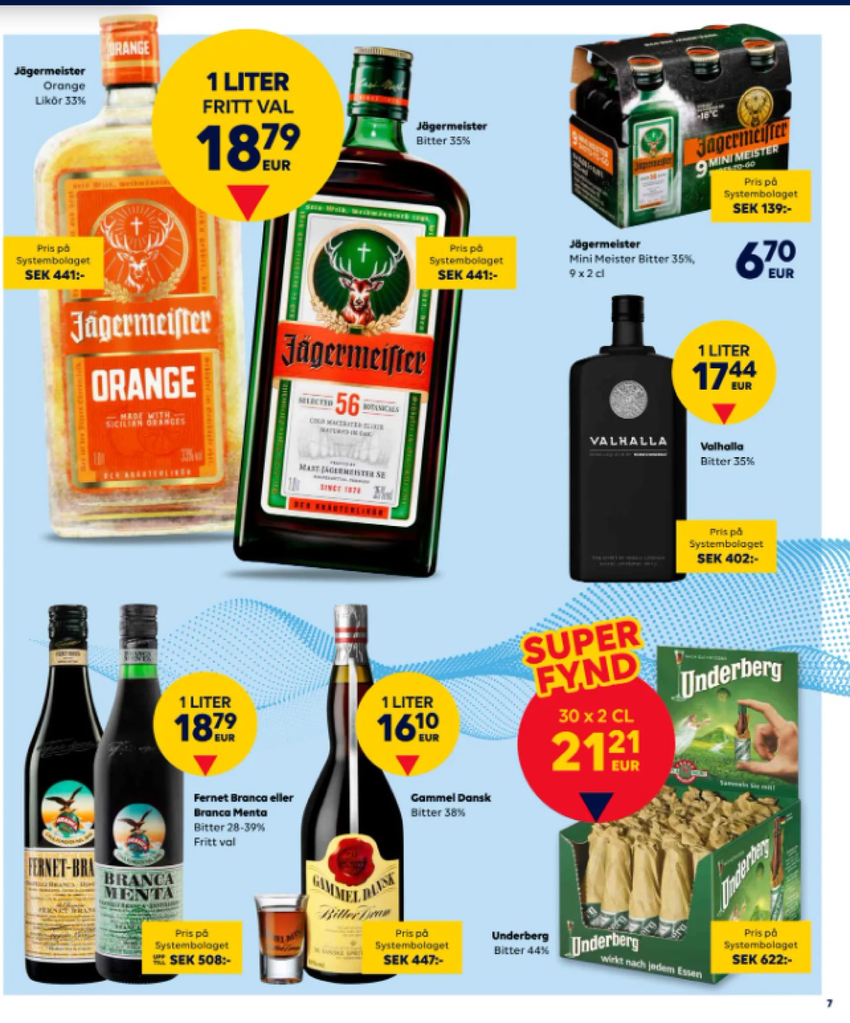 Se Scandlines Border Shop reklamblad för vecka 5 på Kampanjveckan.se. Se bra erbjudanden på många varor, t.ex. Örtlikör jägermeister eller Örtlikör orange. Läs reklambladet här! Sida 7
