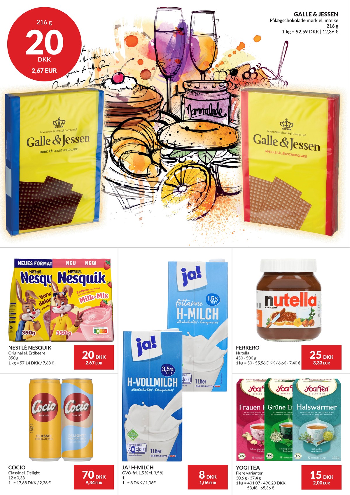 Se Nielsen Discount reklamblad för vecka 5 på Kampanjveckan.se. Se bra erbjudanden på många varor, t.ex. påläggschoklad ljus galle & jessen eller påläggschoklad mörk galle & jessen. Läs reklambladet här! Sida 2
