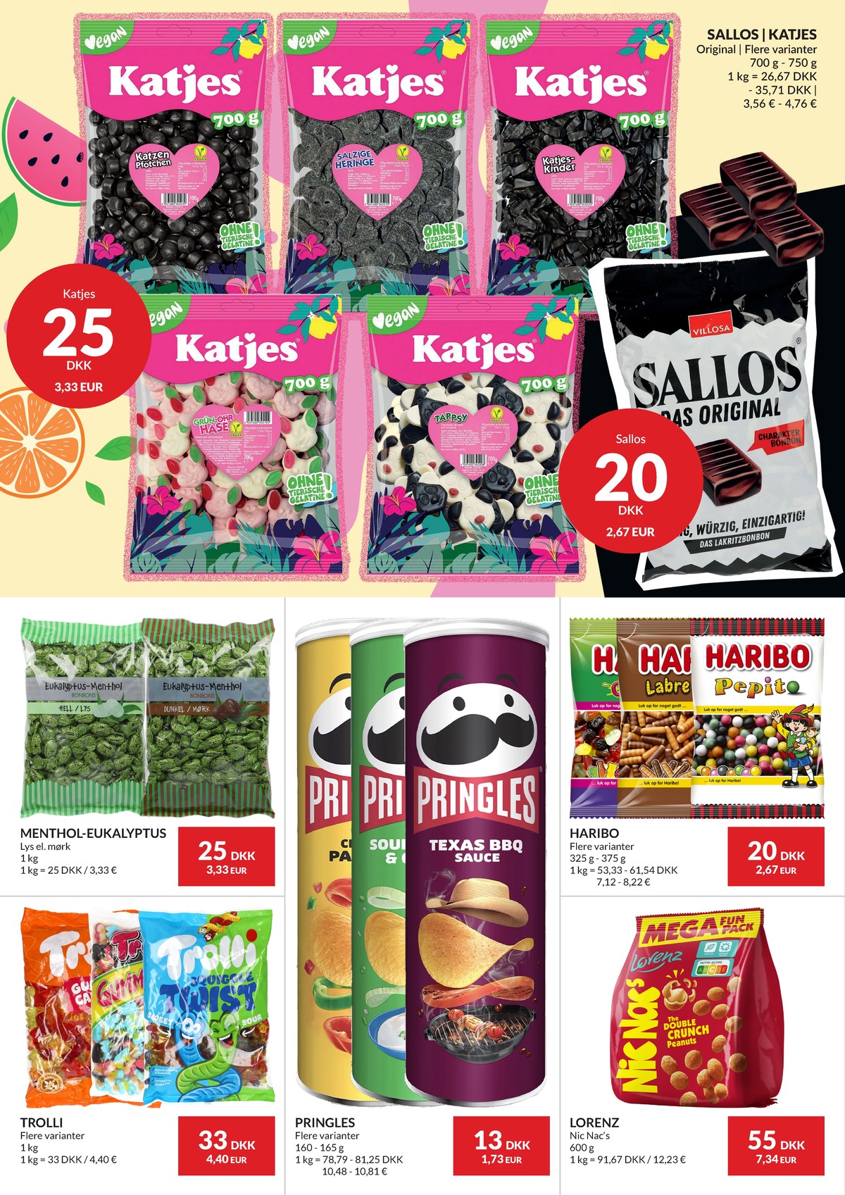 Se Nielsen Discount reklamblad för vecka 5 på Kampanjveckan.se. Se bra erbjudanden på många varor, t.ex. godispåsar grühn ohr hase eller andra varor. Läs reklambladet här! Sida 12