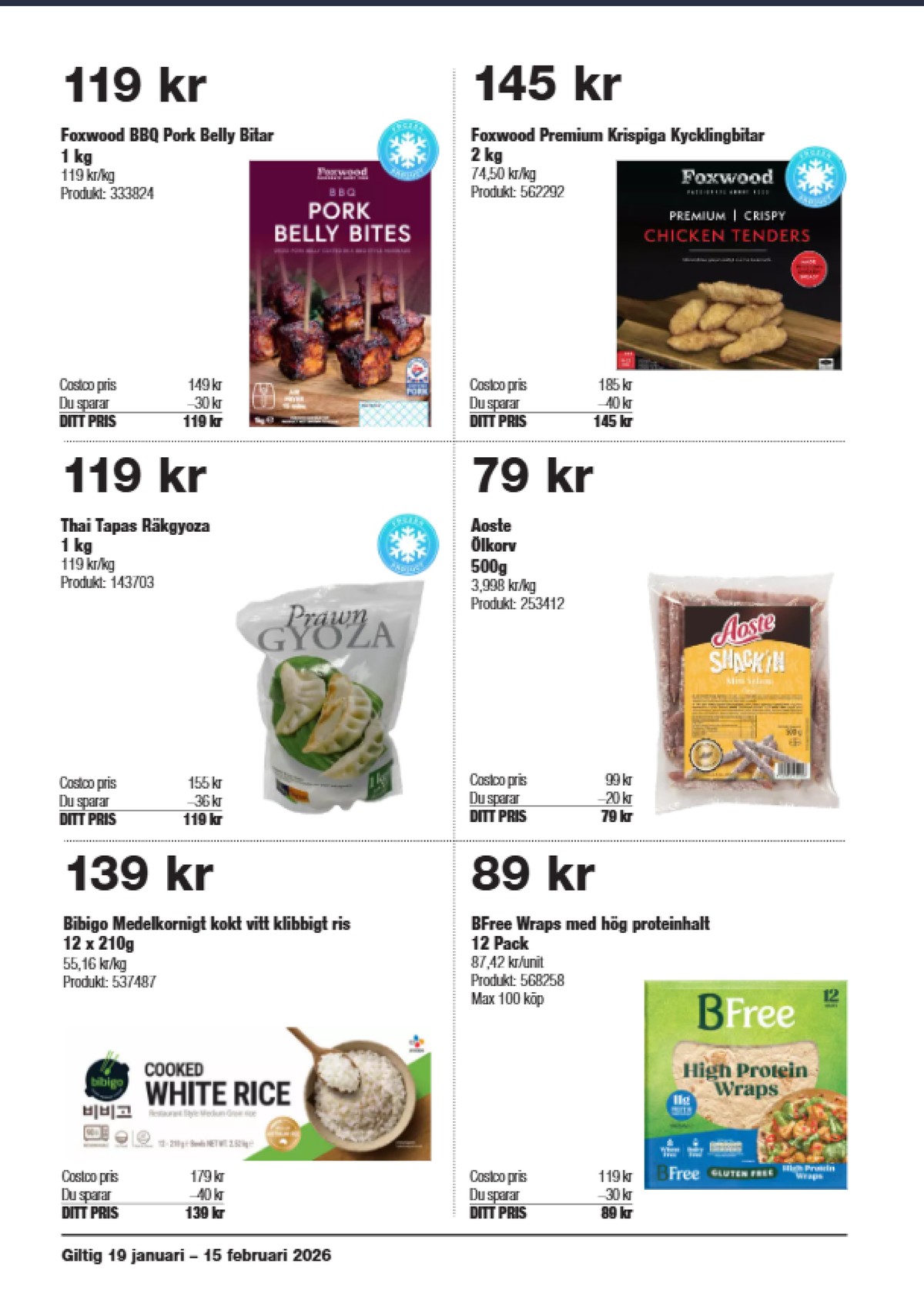 Se Costco reklamblad för vecka 6 på Kampanjveckan.se. Se bra erbjudanden på många varor. Läs reklambladet här! Sida 8
