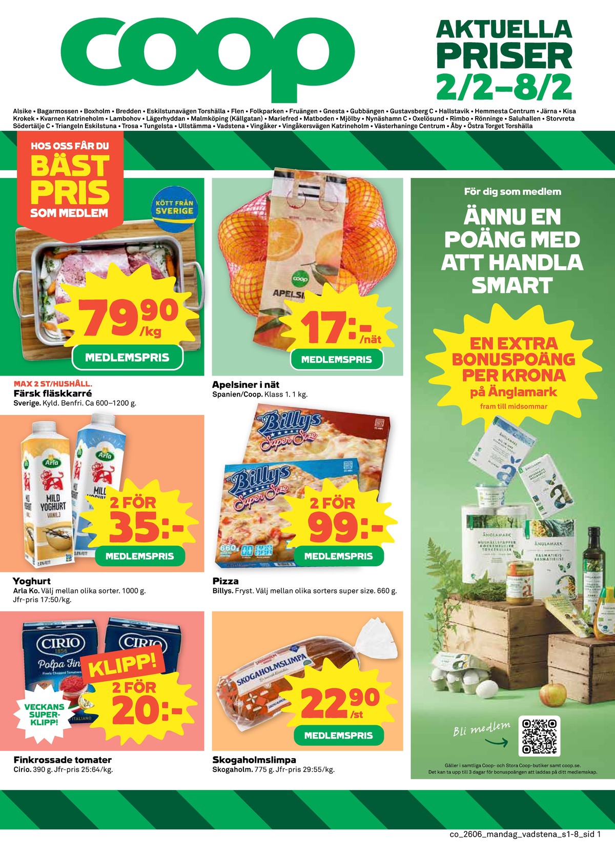 Coop reklamblad. Giltig: 02/02/26 - 08/02/26
