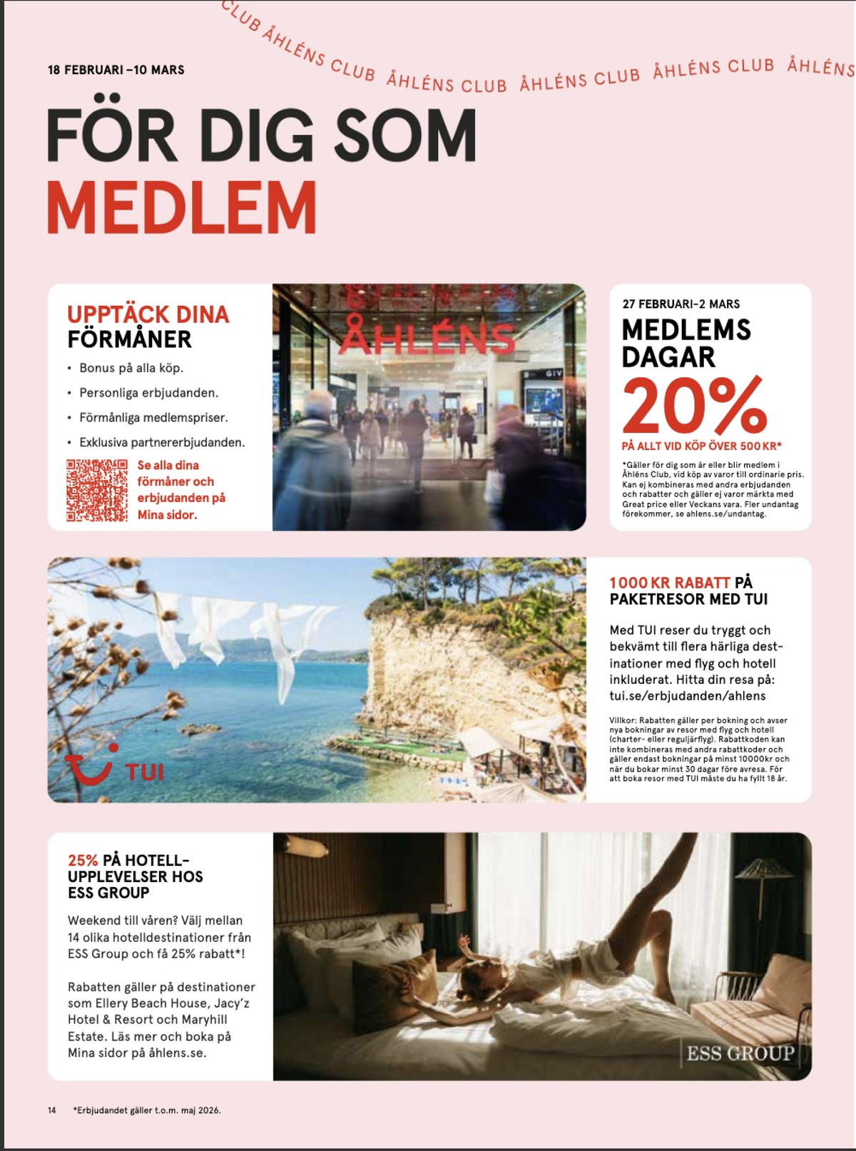 Se Åhlens reklamblad för vecka 6 på Kampanjveckan.se. Se bra erbjudanden på många varor. Läs reklambladet här! Sida 14