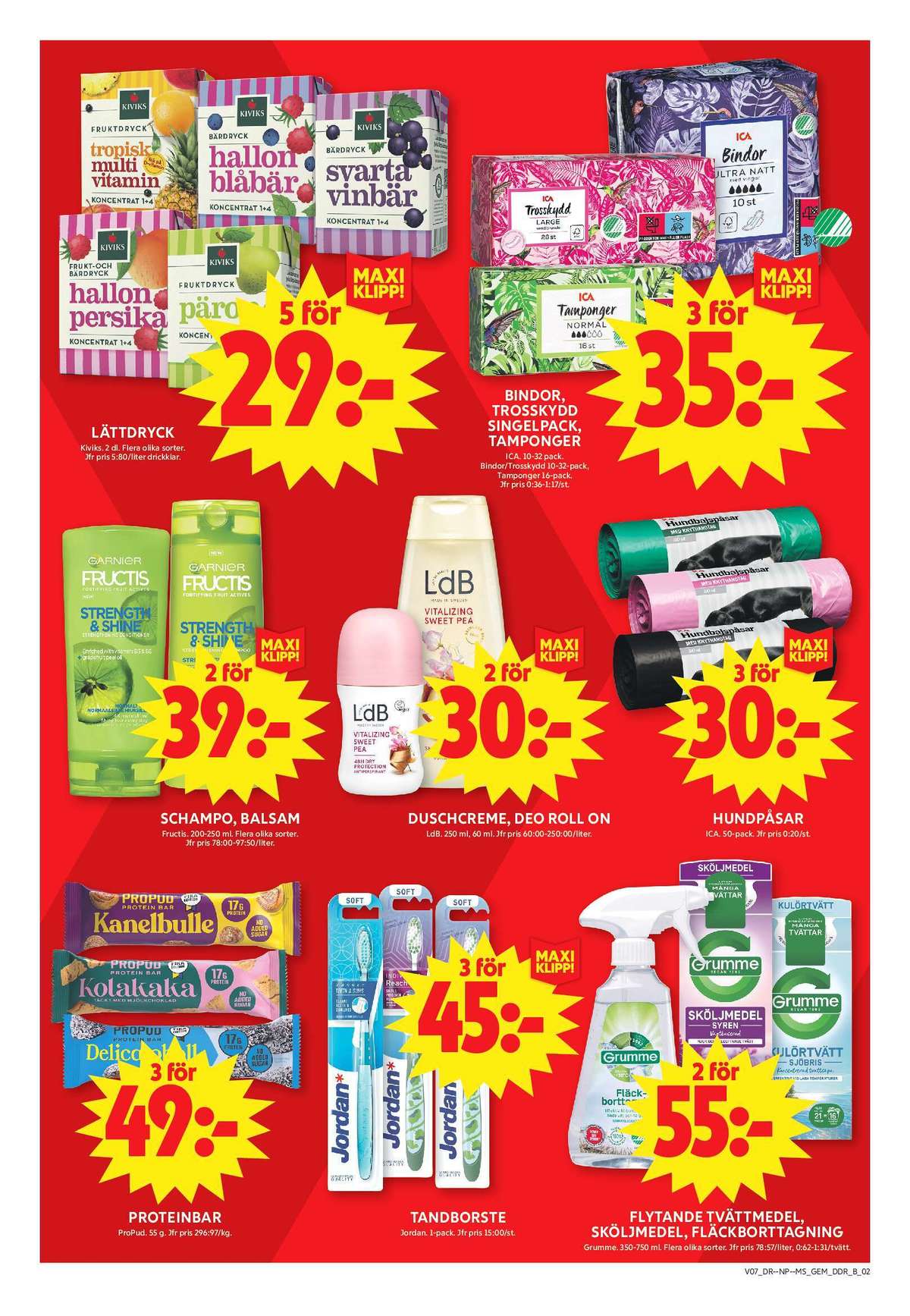 Se ICA Maxi reklamblad för vecka 7 på Kampanjveckan.se. Se bra erbjudanden på många varor, t.ex. bar propud eller hundbajspåsar ica. Läs reklambladet här! Sida 10
