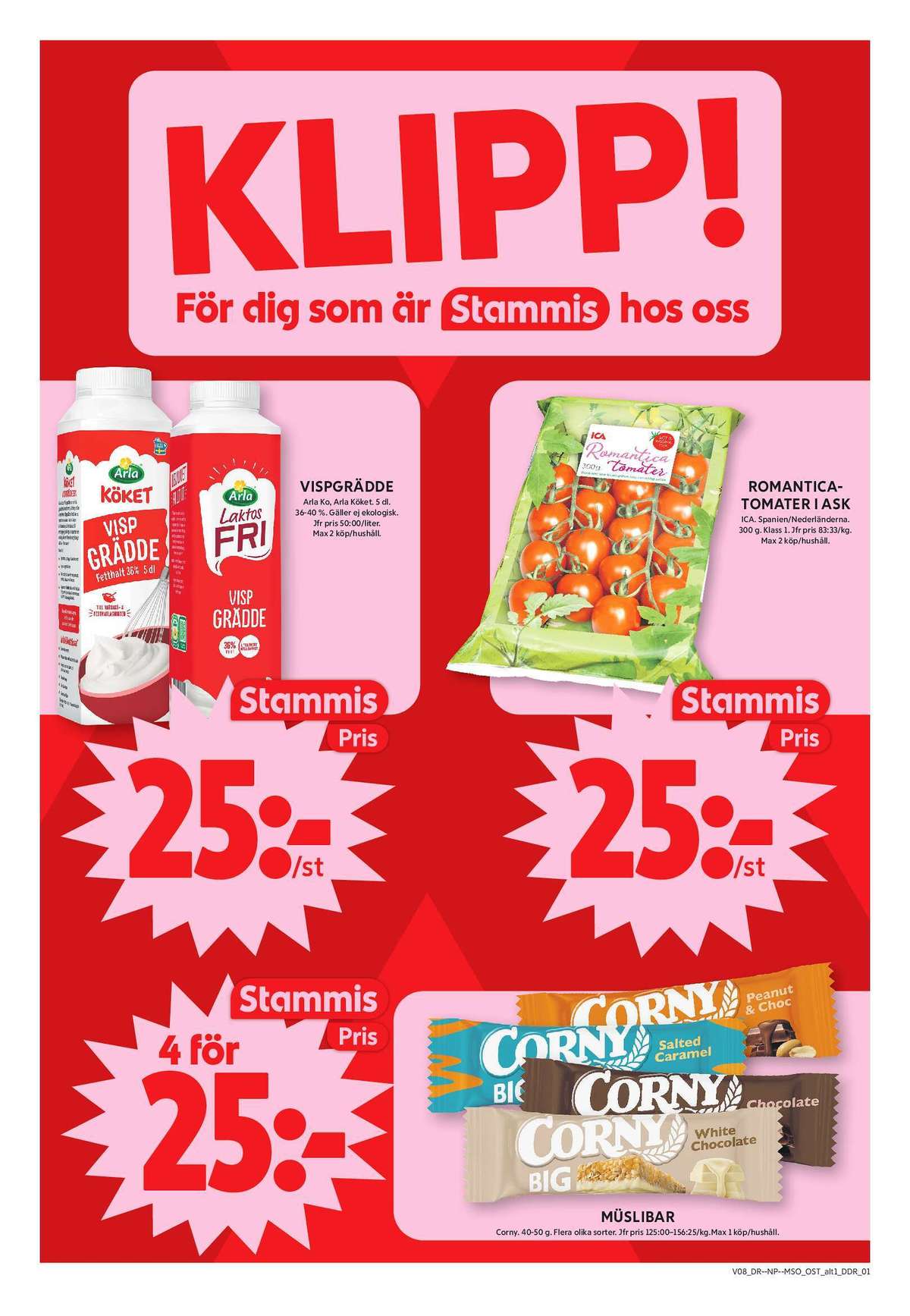 Se ICA Maxi reklamblad för vecka 8 på Kampanjveckan.se. Se bra erbjudanden på många varor, t.ex. vispgrädde arla köket eller bars corny. Läs reklambladet här! Sida 2
