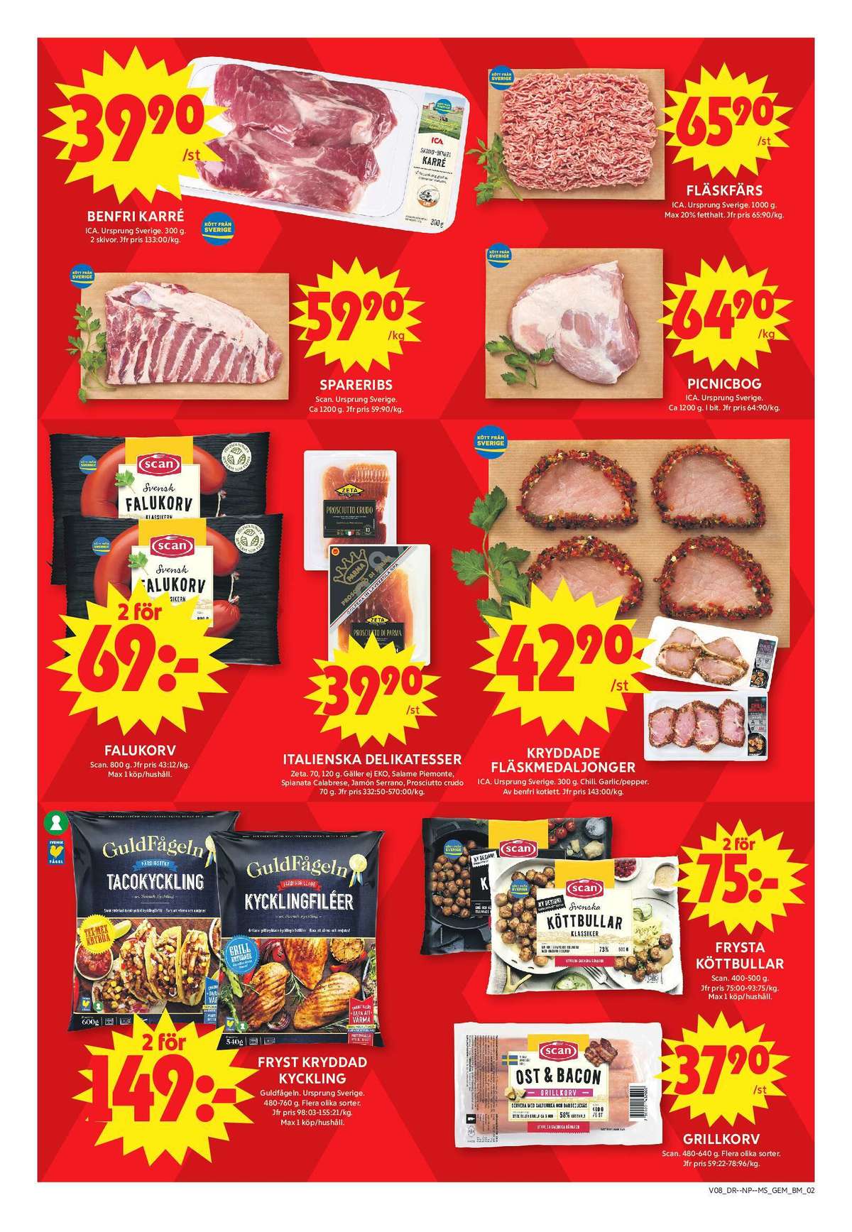 Se ICA Maxi reklamblad för vecka 8 på Kampanjveckan.se. Se bra erbjudanden på många varor, t.ex. karrékotlett ica eller spareribs scan. Läs reklambladet här! Sida 4
