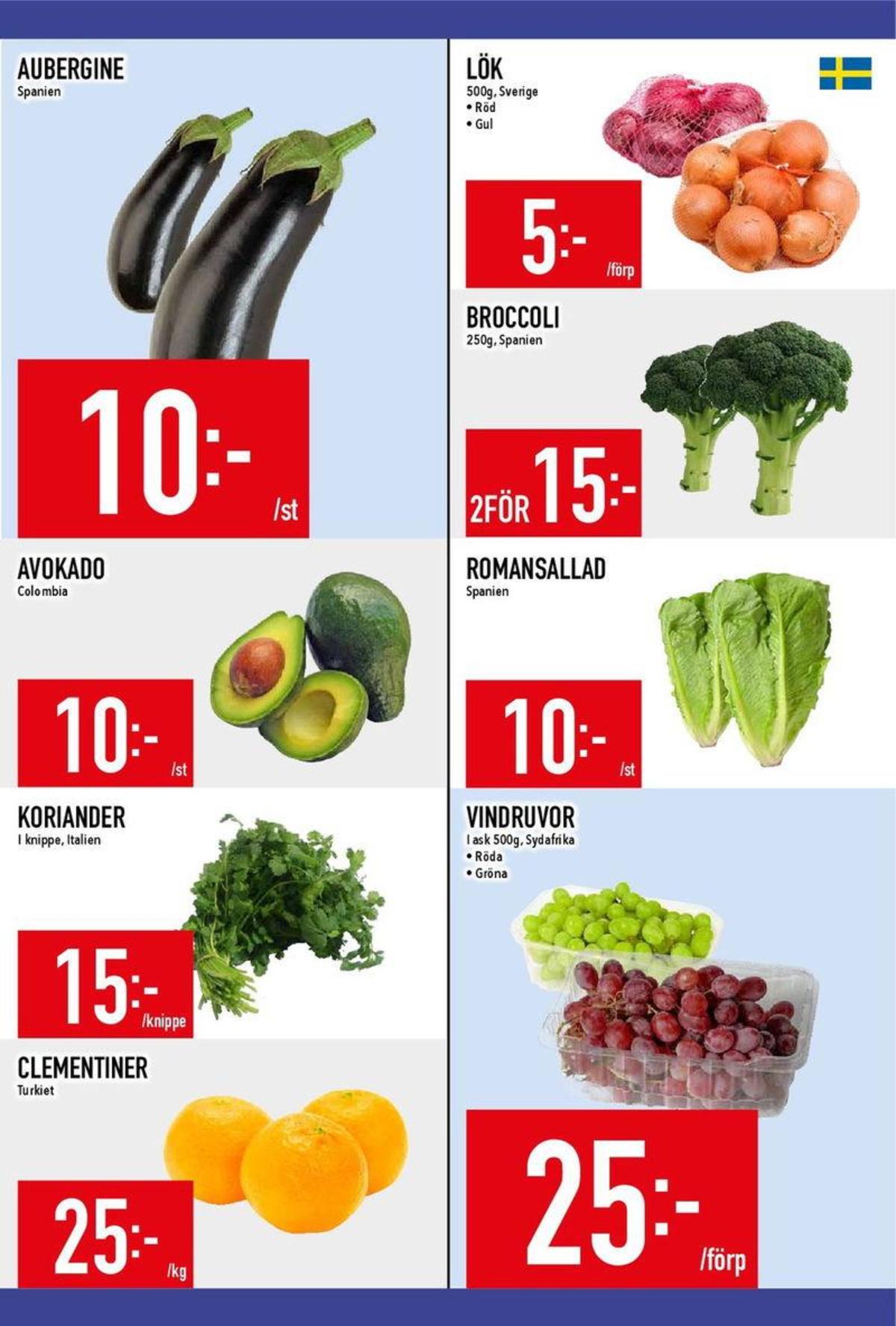 Se MatDax reklamblad för vecka 8 på Kampanjveckan.se. Se bra erbjudanden på många varor, t.ex. sallat okänd eller vindruvor okänd. Läs reklambladet här! Sida 9
