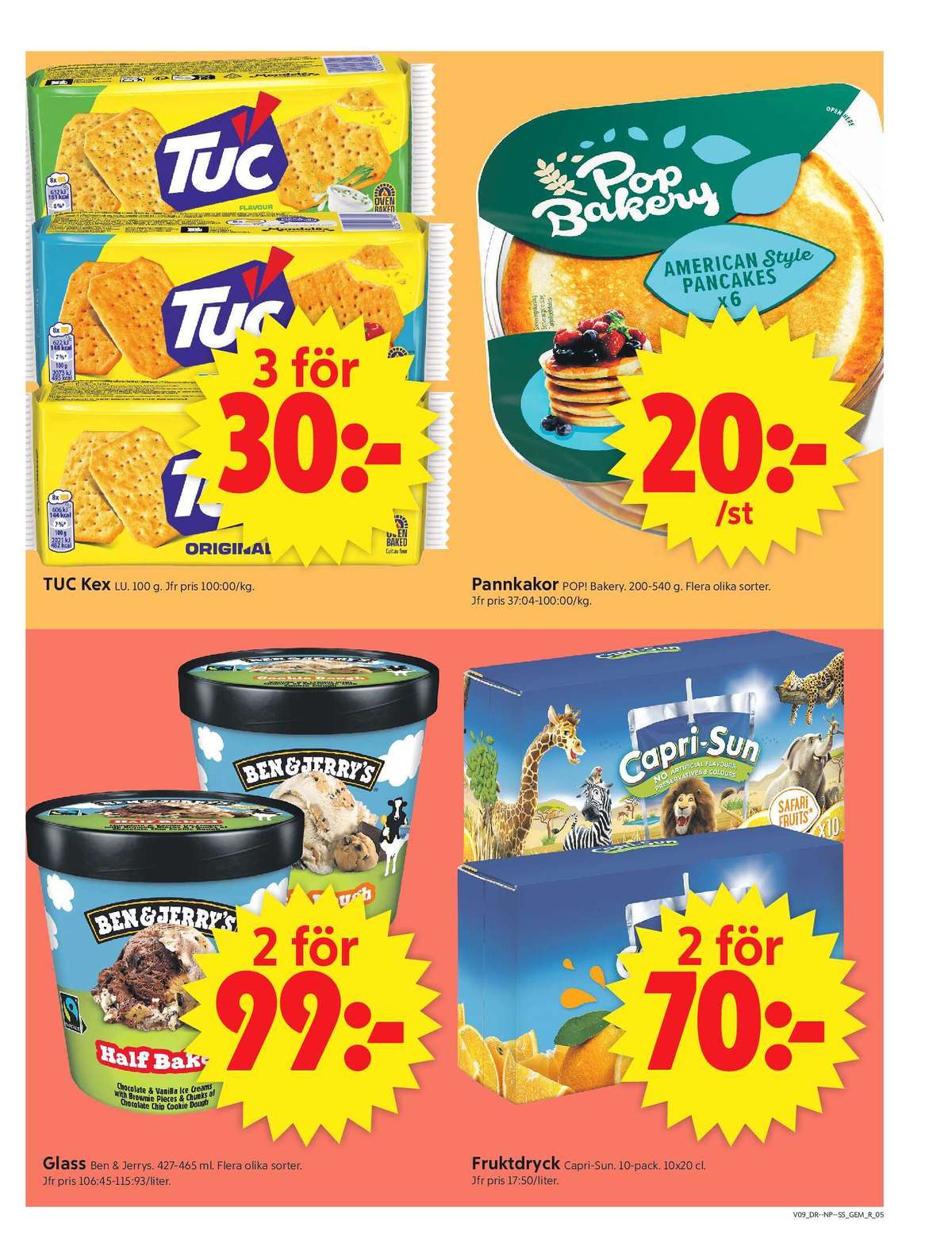 Se ICA Supermarket reklamblad för vecka 9 på Kampanjveckan.se. Se bra erbjudanden på många varor, t.ex. smörgåskex tuc eller glass ben & jerrys. Läs reklambladet här! Sida 5
