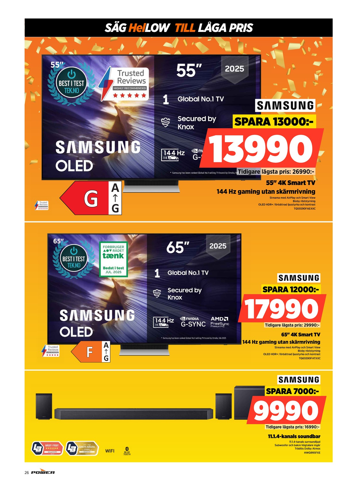 Se Power reklamblad för vecka 9 på Kampanjveckan.se. Se bra erbjudanden på många varor. Läs reklambladet här! Sida 26