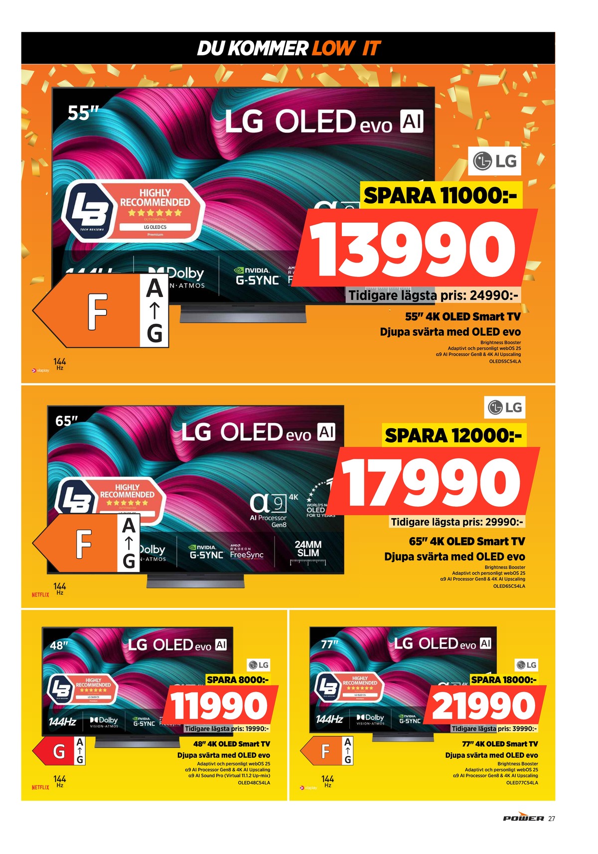 Se Power reklamblad för vecka 9 på Kampanjveckan.se. Se bra erbjudanden på många varor. Läs reklambladet här! Sida 27