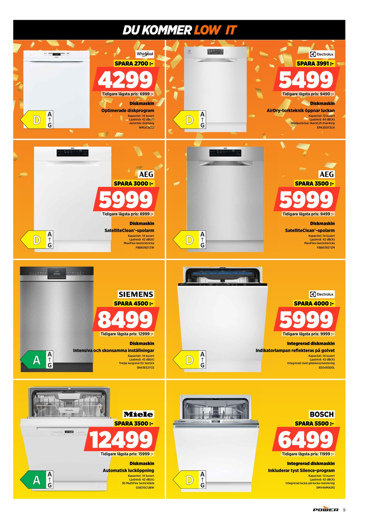 Se Power reklamblad för vecka 9 på Kampanjveckan.se. Se bra erbjudanden på många varor. Läs reklambladet här! Sida 9