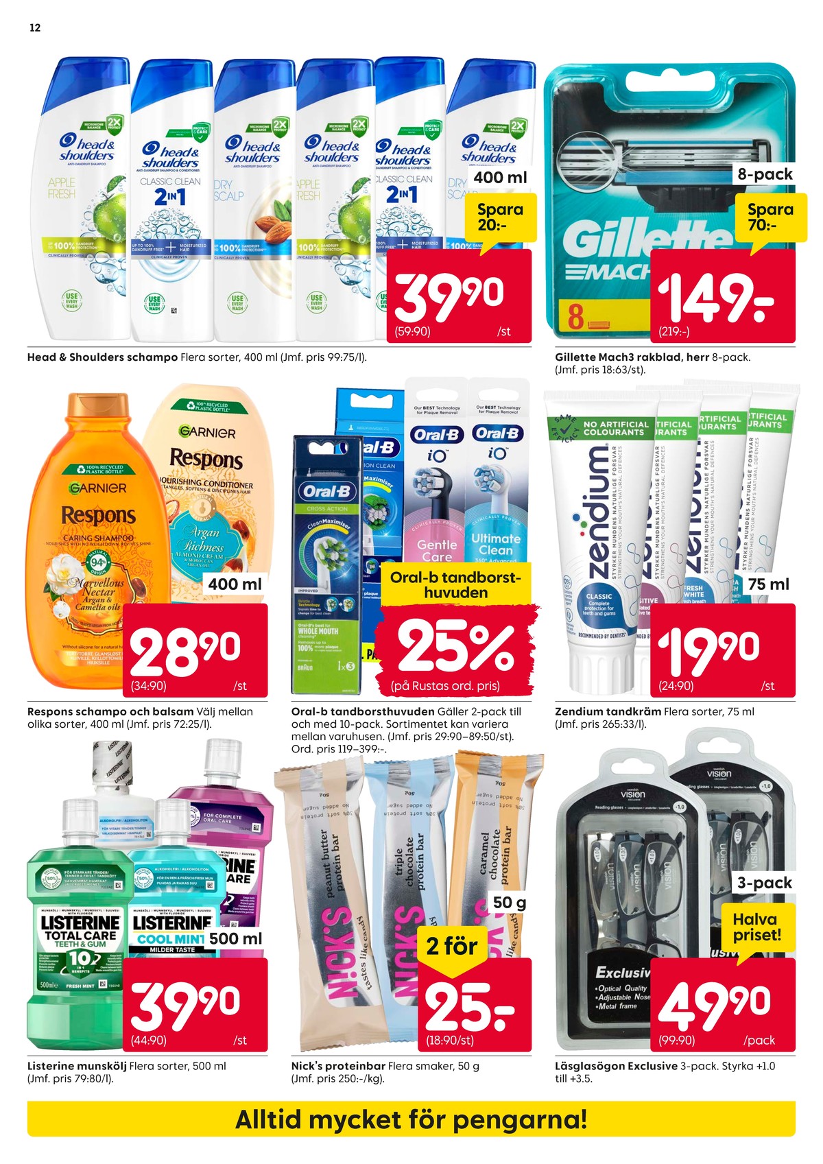 Se Rusta reklamblad för vecka 9 på Kampanjveckan.se. Se bra erbjudanden på många varor. Läs reklambladet här! Sida 12