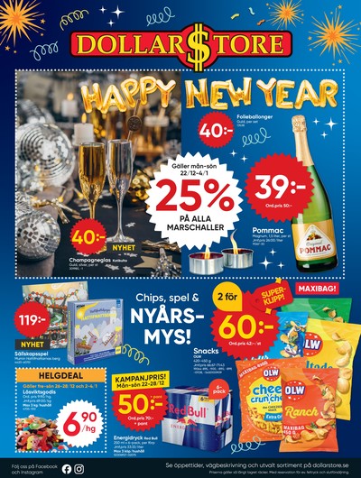 Dollarstore reklamblad i vecka 1 sida 8