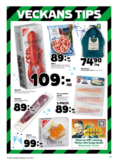 Stora Coop reklamblad i vecka 1 sida 13