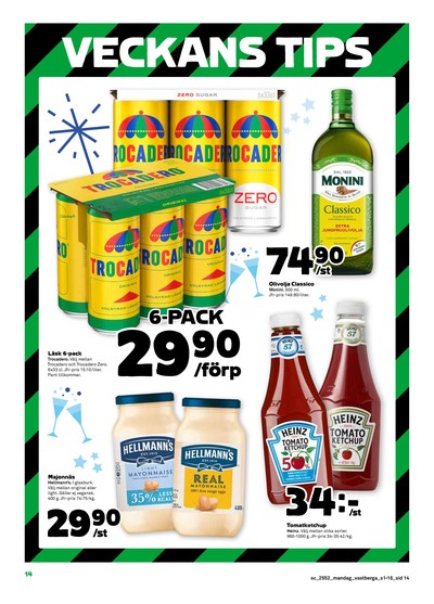 Stora Coop reklamblad i vecka 1 sida 14