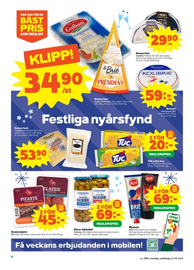 Stora Coop reklamblad i vecka 1 sida 6