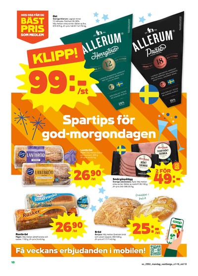 Stora Coop reklamblad i vecka 1 sida 10