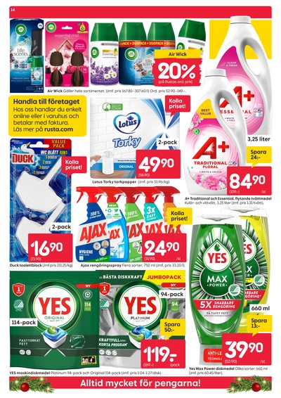 Rusta reklamblad i vecka 1 sida 14