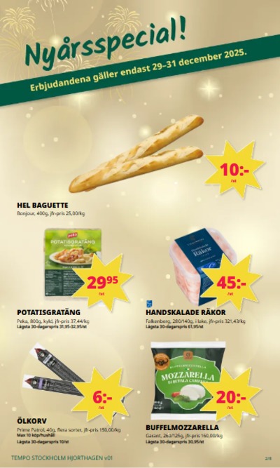 Tempo reklamblad i vecka 1 sida 2