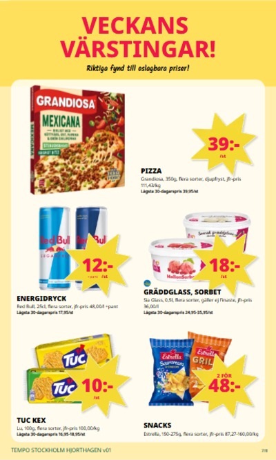 Tempo reklamblad i vecka 1 sida 7