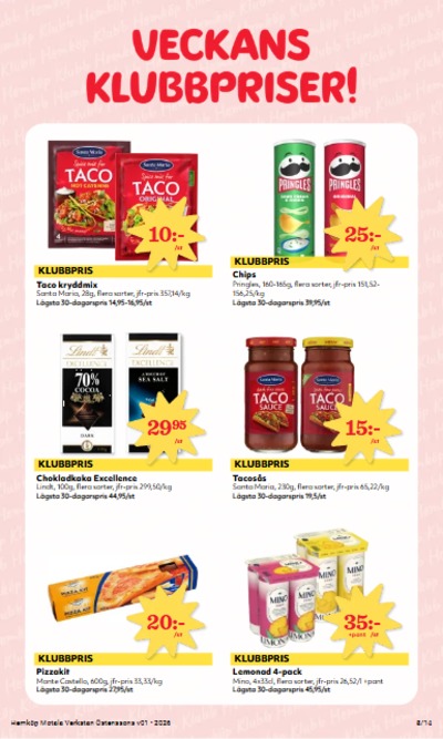 Hemköp reklamblad i vecka 1 sida 8