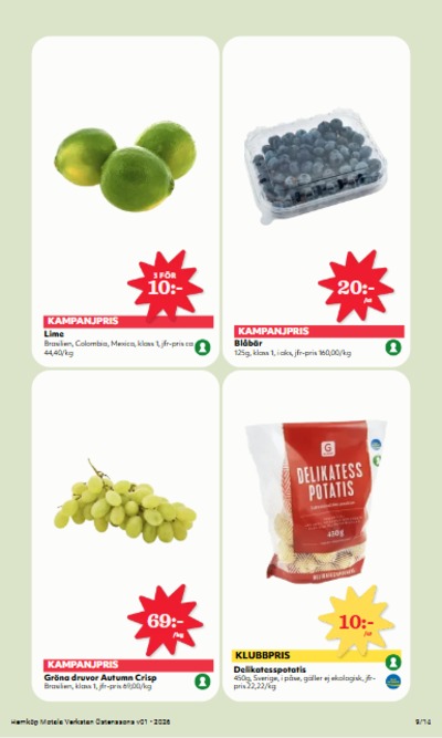Hemköp reklamblad i vecka 1 sida 9