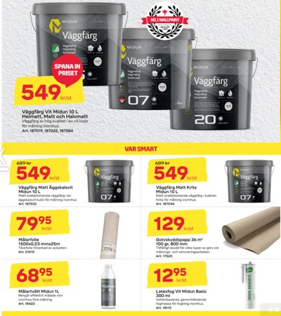 ByggMax reklamblad i vecka 43 sida 8