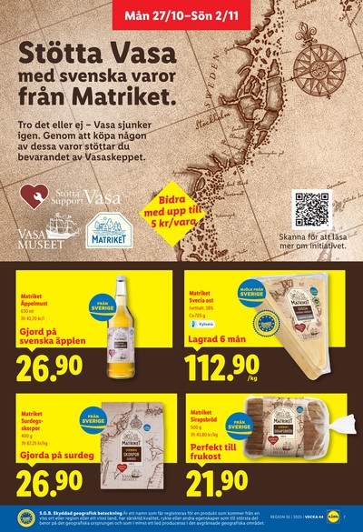 Lidl reklamblad i vecka 44 sida 7