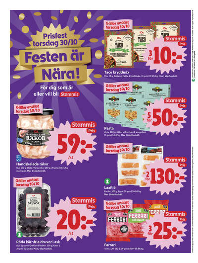 ICA Nära reklamblad i vecka 44 sida 12