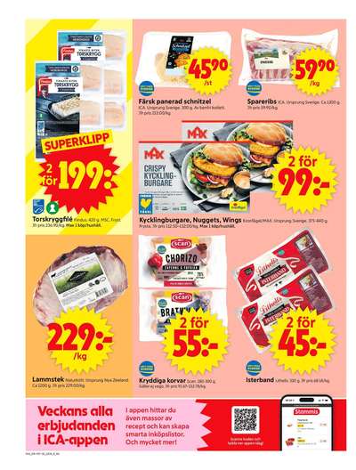 ICA Supermarket reklamblad i vecka 44 sida 4