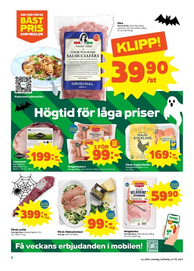 Stora Coop reklamblad i vecka 44 sida 2