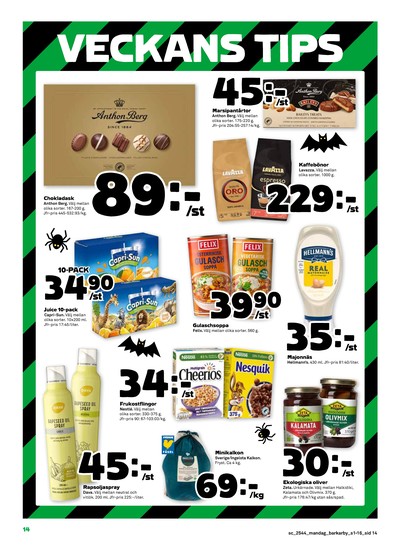 Stora Coop reklamblad i vecka 44 sida 14