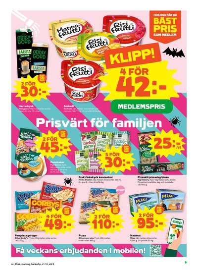 Stora Coop reklamblad i vecka 44 sida 9