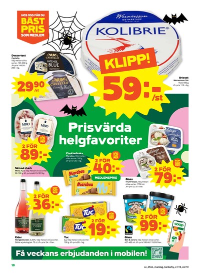 Stora Coop reklamblad i vecka 44 sida 10