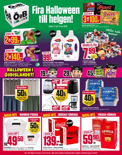 ÖoB reklamblad i vecka 44 sida 1