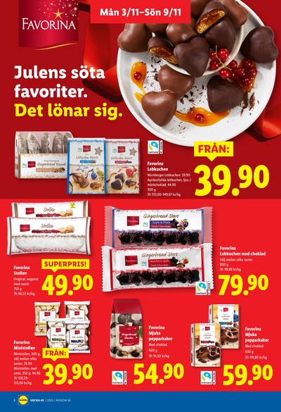 Lidl reklamblad i vecka 45 sida 8