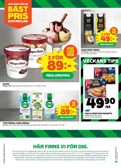 Coop reklamblad i vecka 45 sida 8