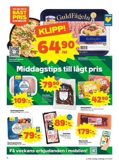 Stora Coop reklamblad i vecka 45 sida 2