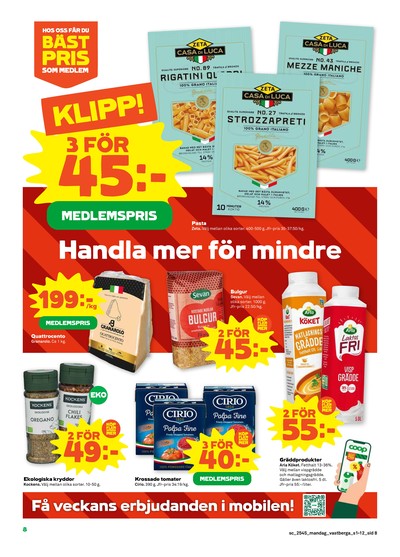 Stora Coop reklamblad i vecka 45 sida 8