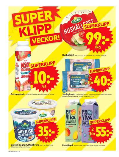 ICA Supermarket reklamblad i vecka 45 sida 2